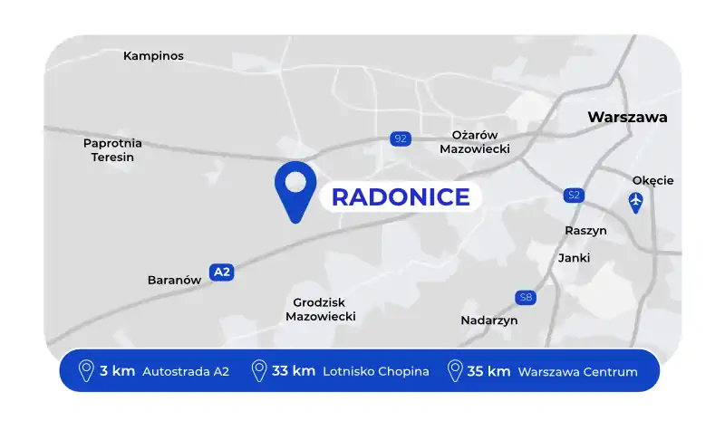 Mapka Radonice 2